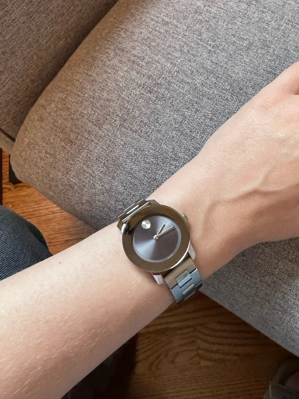 Movado Bold Stainless Steel Watch